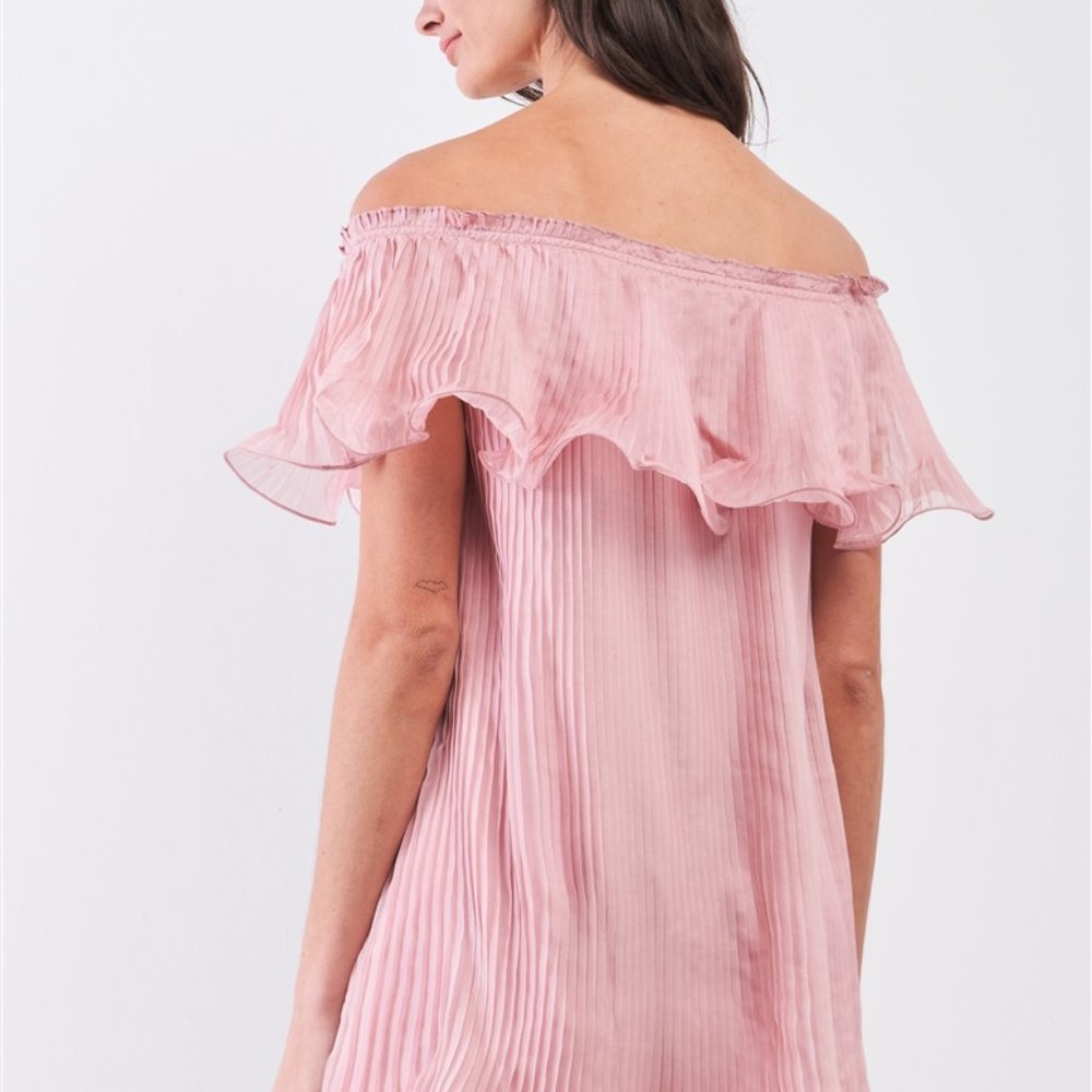 FRILLS AND FAIRY TALES RUFFLED MINI DRESS - Picture 3 of 5